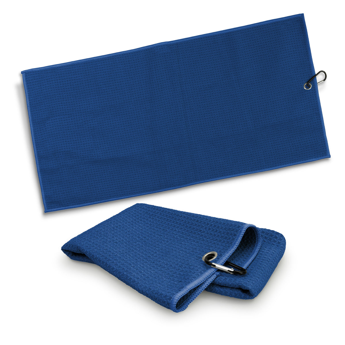 Waffle Golf Towel - Royal Blue