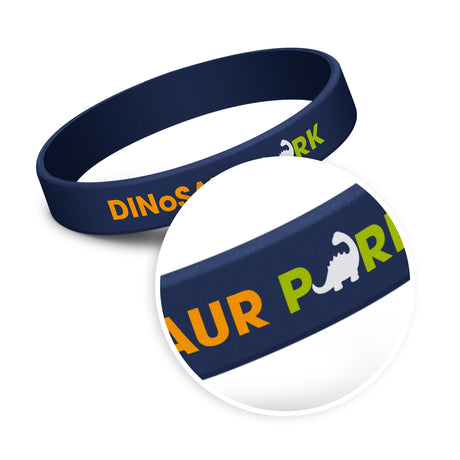 Kids Silicone Wrist Band - Print Detail