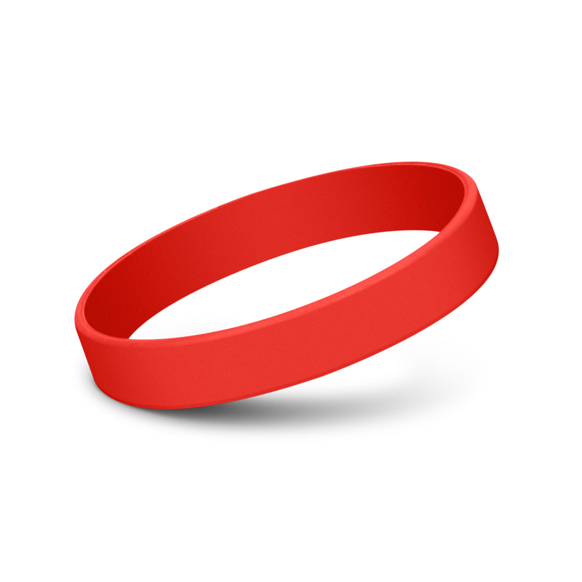 Kids Silicone Wrist Band - Red