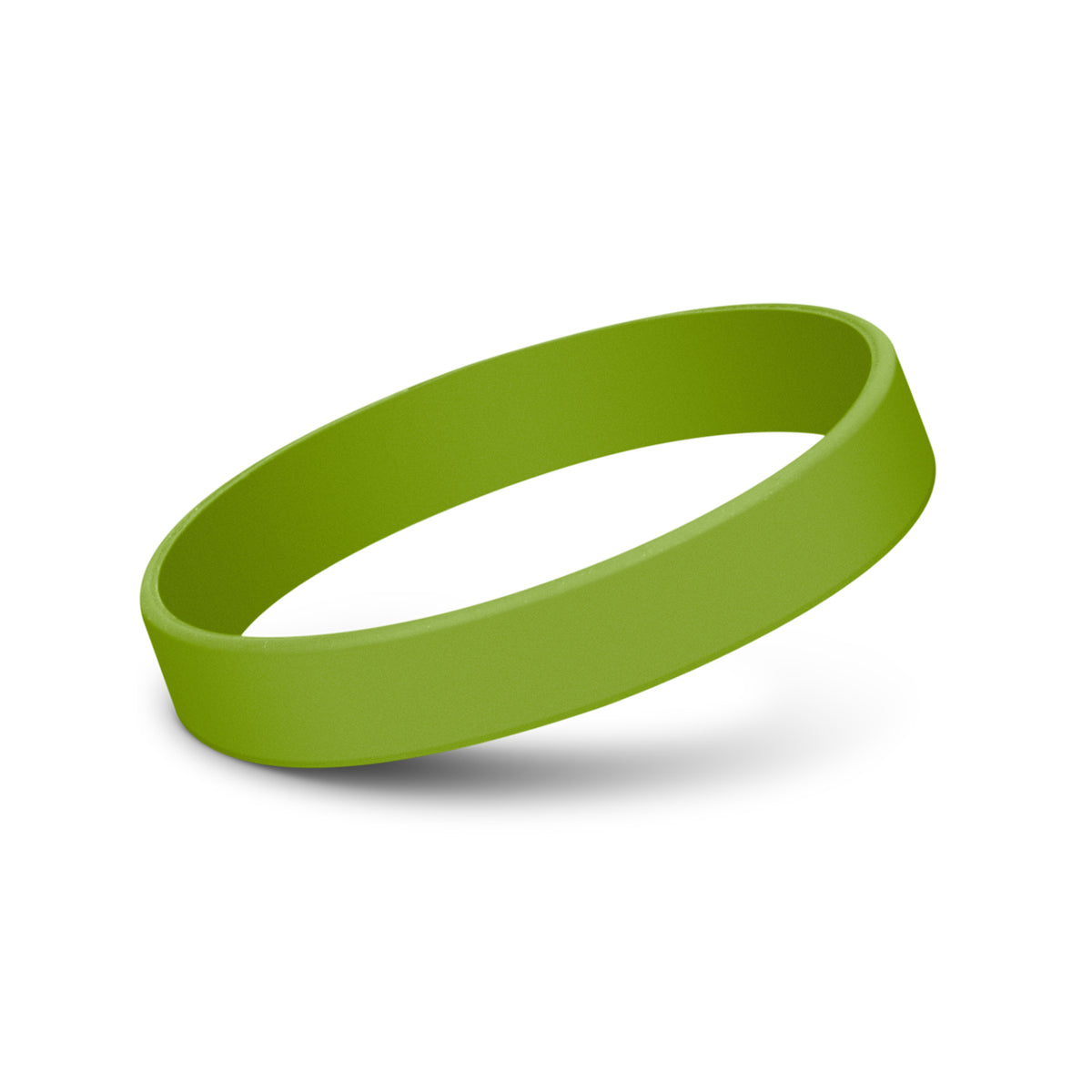 Kids Silicone Wrist Band - Bright Green