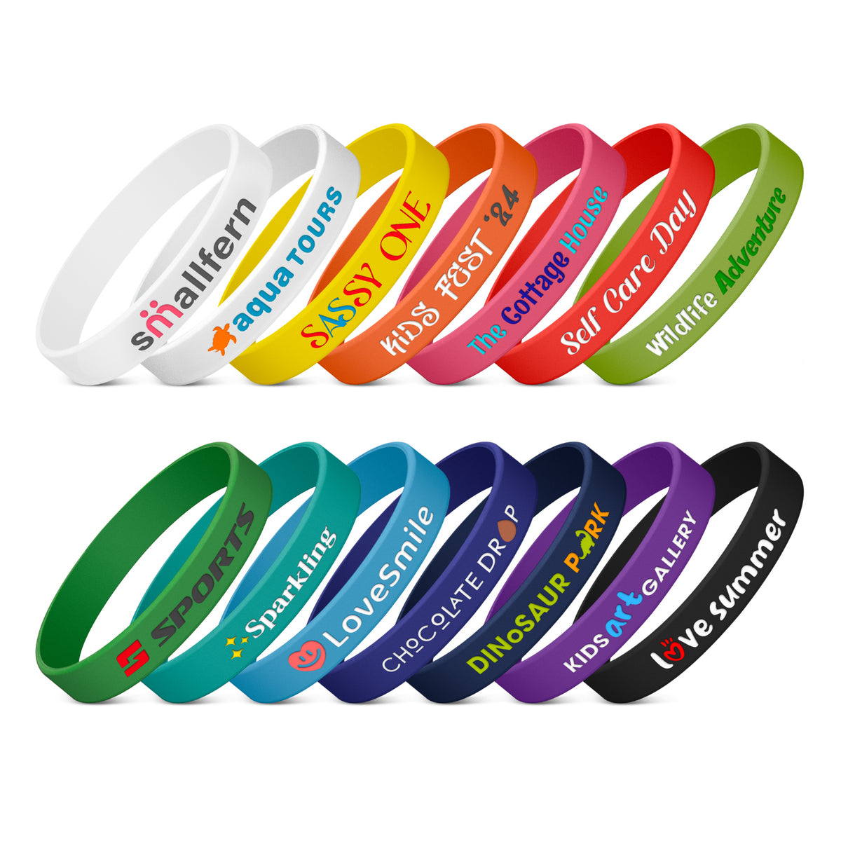 Kids Silicone Wrist Band - Debossed - Main