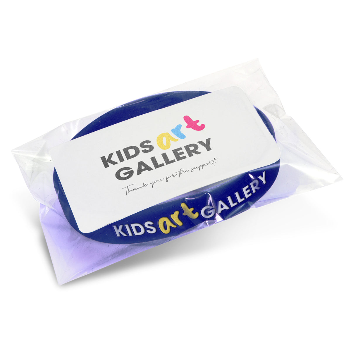 Kids Silicone Wrist Band - Debossed - Packaging Label