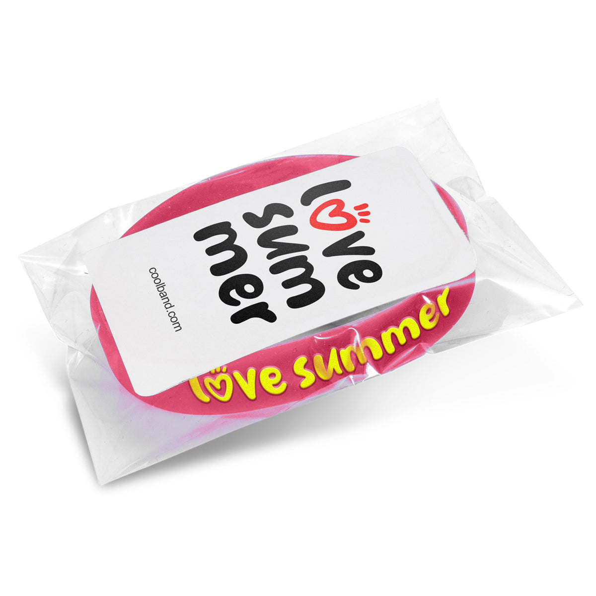 Kids Silicone Wrist Band - Embossed - Packaging Label