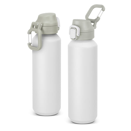 Equinox Recycled Aluminium Bottle - White/Light Grey