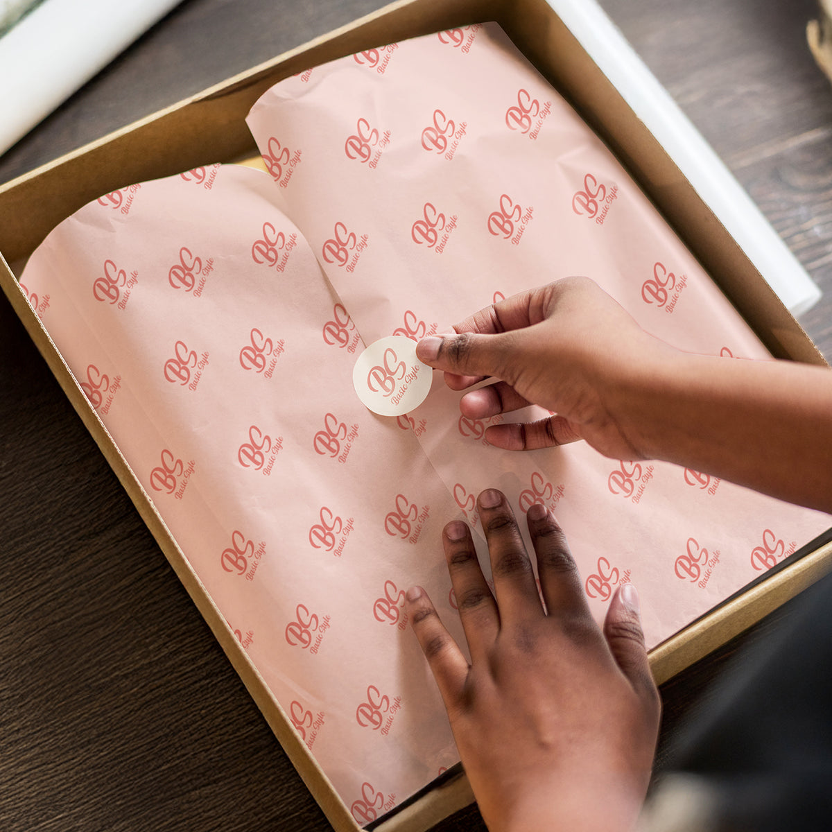 Custom Tissue Paper with Envelope - Colour - Feature