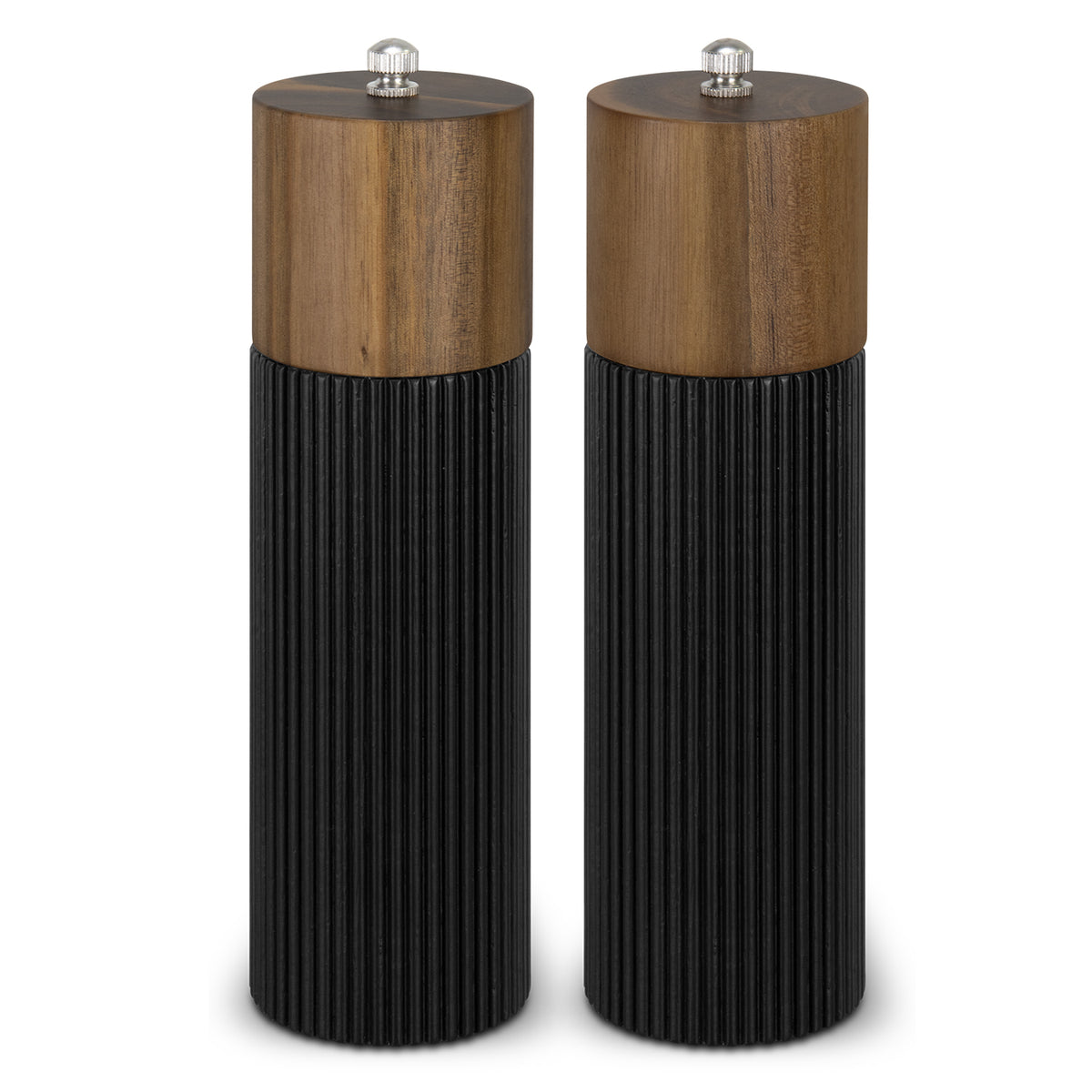 Keepsake Noir Salt and Pepper Grinders - Black/Natural