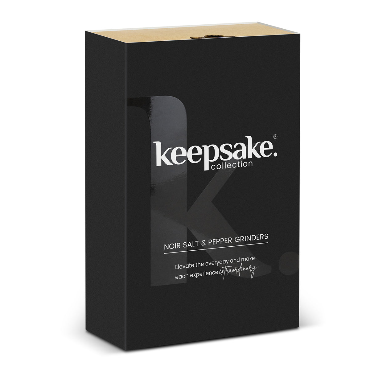 Keepsake Noir Salt and Pepper Grinders - Gift Box