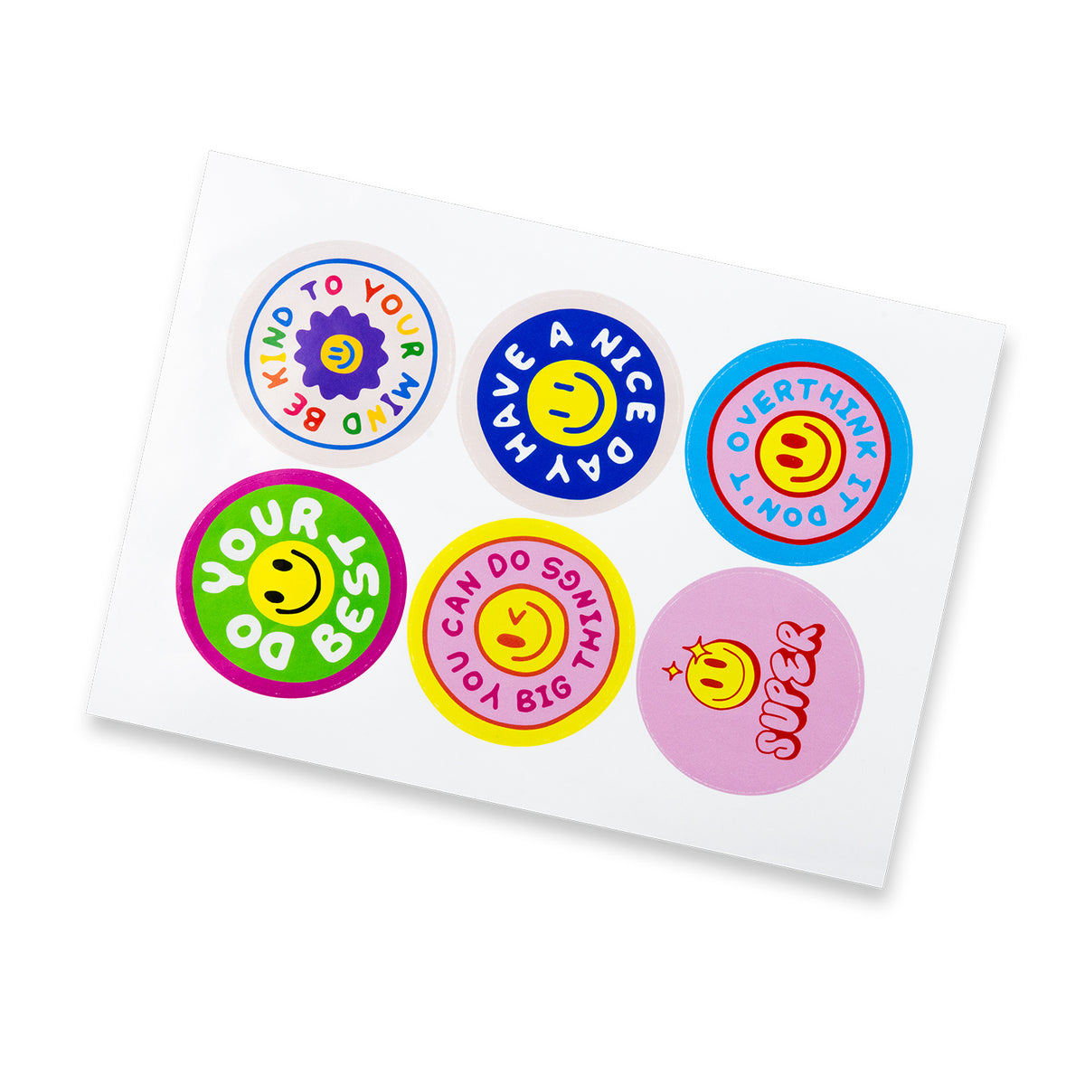 Sticker Sheet 80mm Circle - Gloss - Main