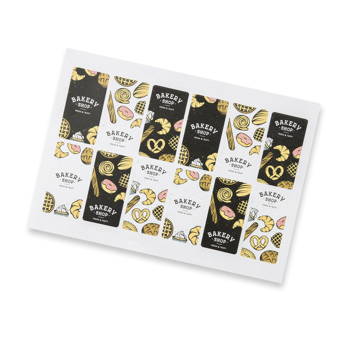 Sticker Sheet 40 x 80mm Rectangle - Matte - Main
