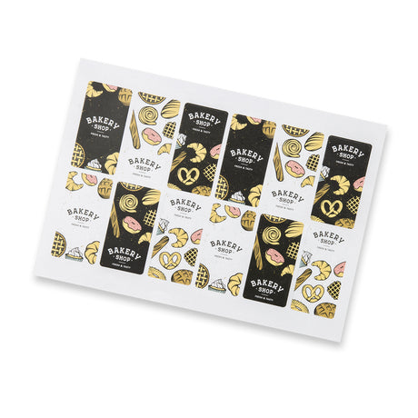 Sticker Sheet 40 x 80mm Rectangle - Matte - Main