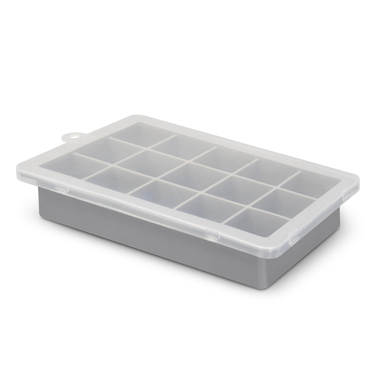 Blizzard Ice Tray with Lid - Grey/Transparent