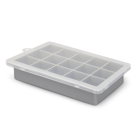 Blizzard Ice Tray with Lid - Grey/Transparent