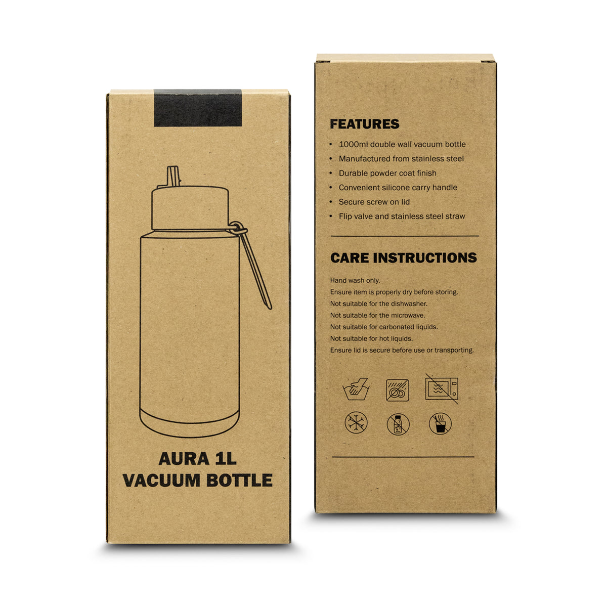 Aura Vacuum Bottle - 1L - Gift Box