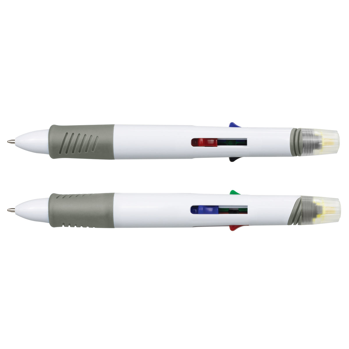 Tetra Highlighter Pen - White/Grey