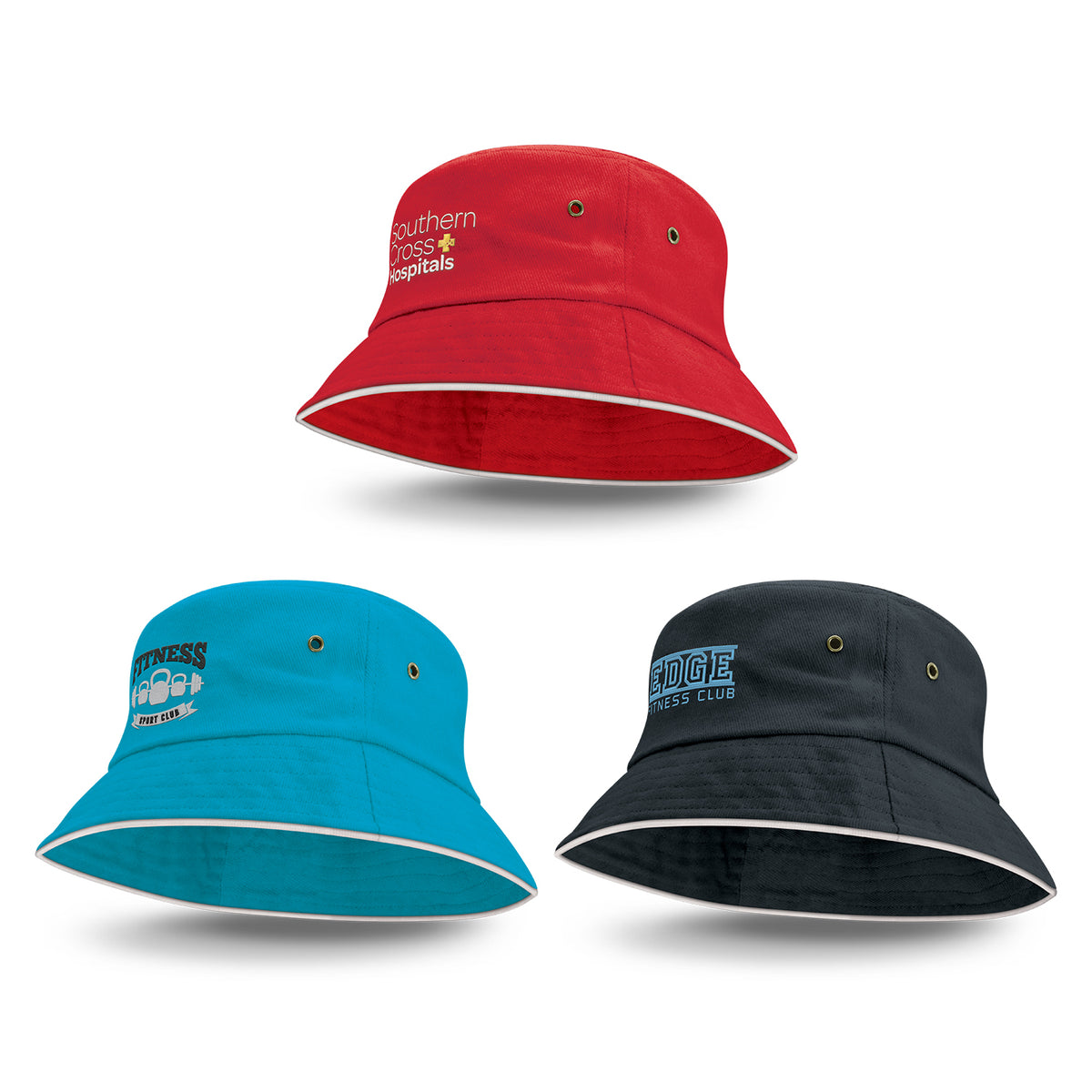 Bondi Bucket Hat - White Sandwich Trim - Sale - Main