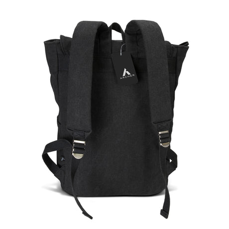 ARCHER Copenhagen Canvas Backpack - Back