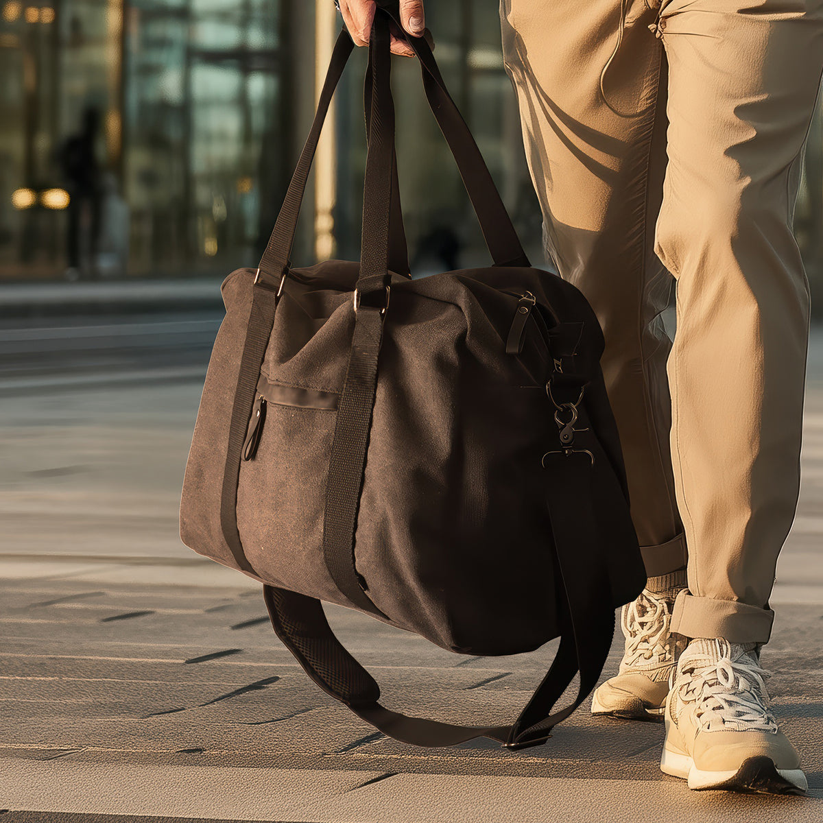 ARCHER Copenhagen Canvas Duffle Bag - Feature