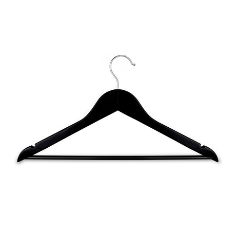 Wooden Hanger - Black/Silver