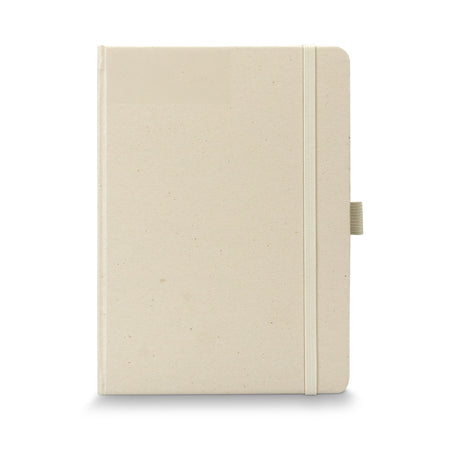 Terra Recycled Paper Hard Cover Notebook - Natural