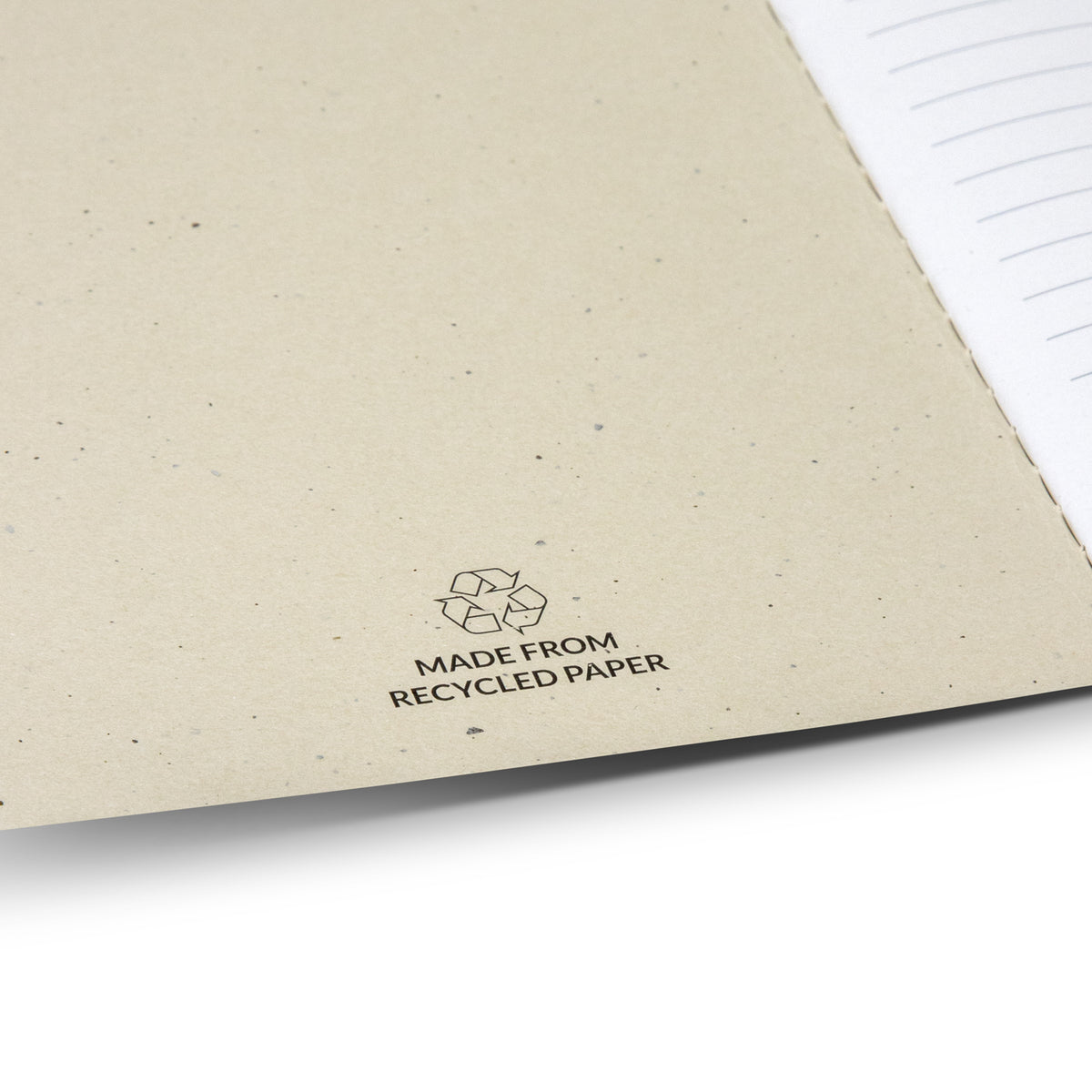 Terra Recycled Paper Soft Cover Notebook - Detail