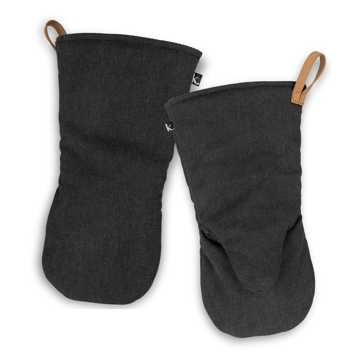 Keepsake Canvas Oven Mitt - Washed Black