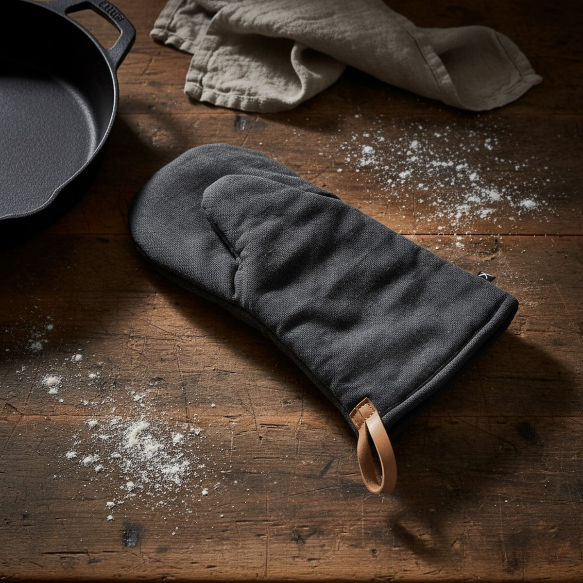 Keepsake Canvas Oven Mitt - Feature