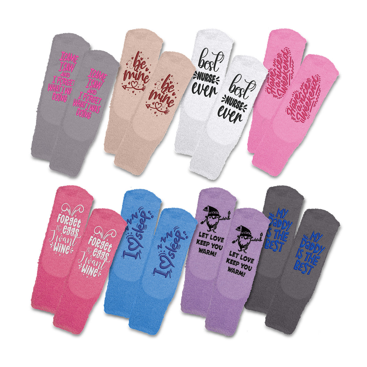Fluffy Grip Socks - Main 