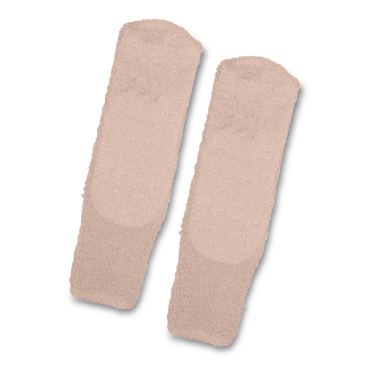Fluffy Grip Socks - Beige