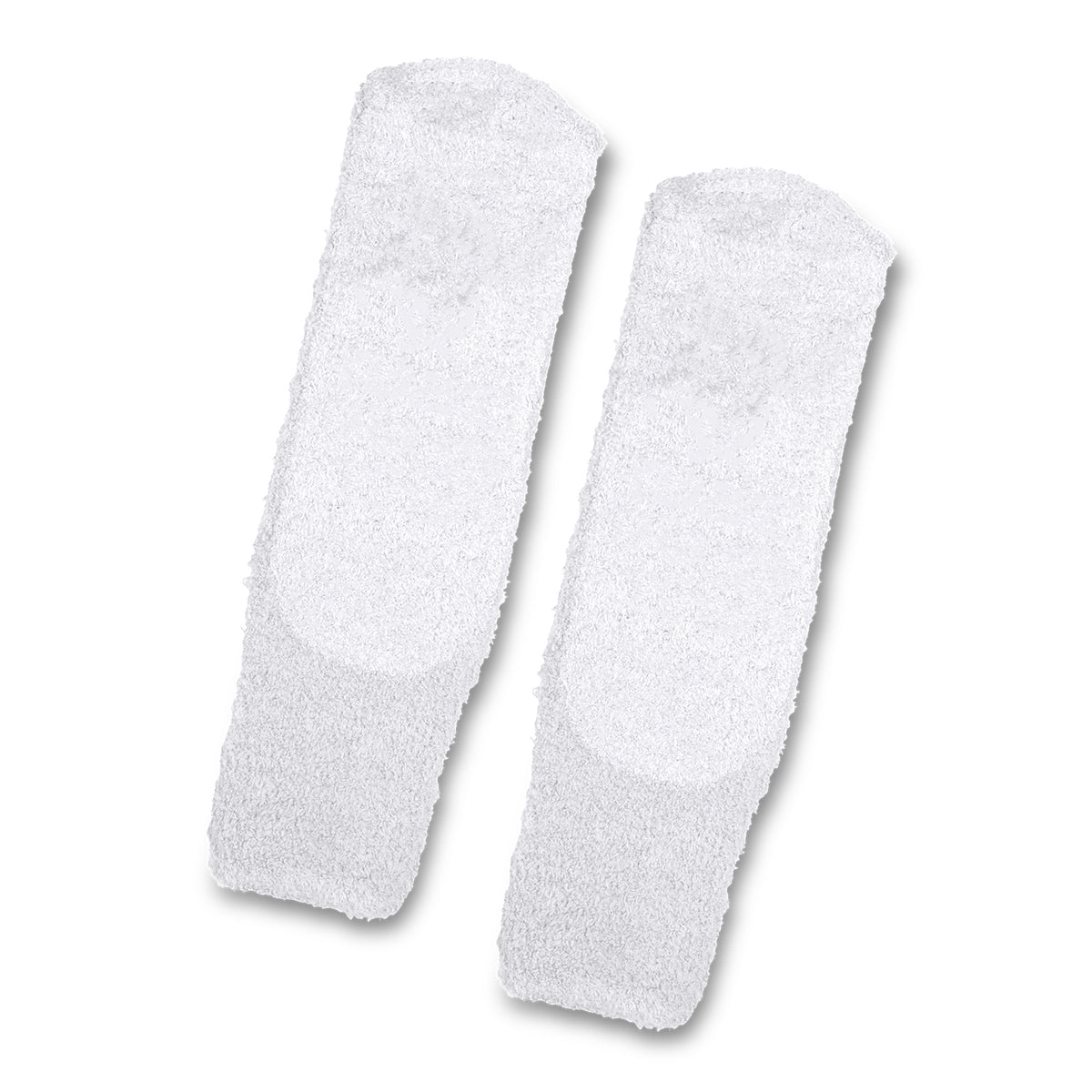 Fluffy Grip Socks - White