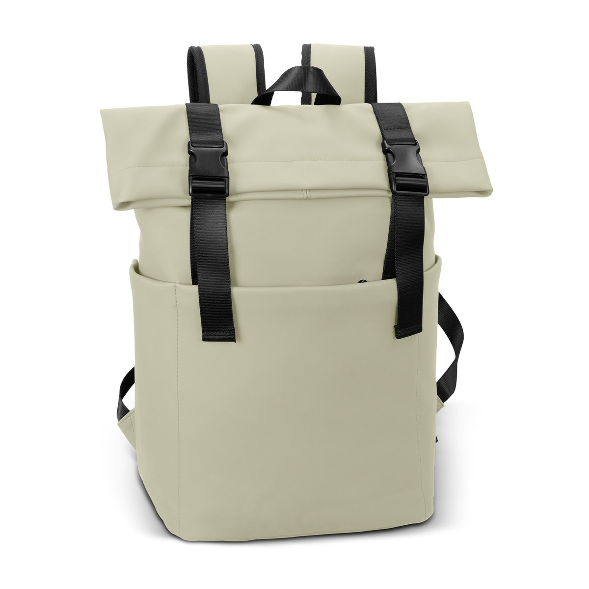 ARCHER Soft-Touch Flap Backpack - Ecru