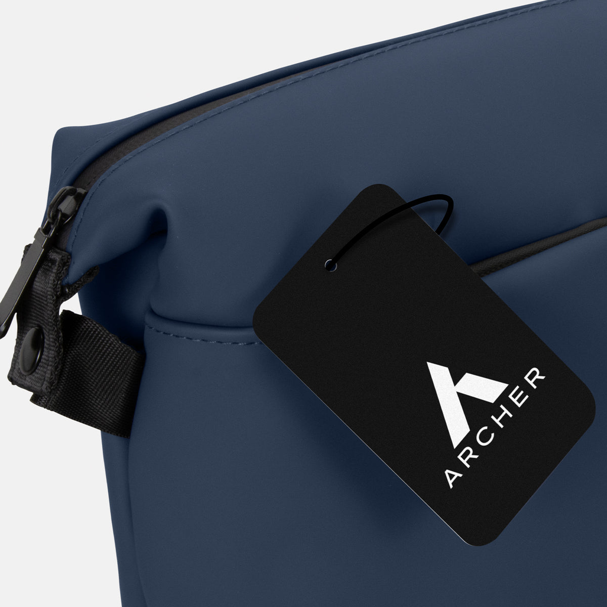 ARCHER Soft-Touch Toiletry Bag - Hangtag
