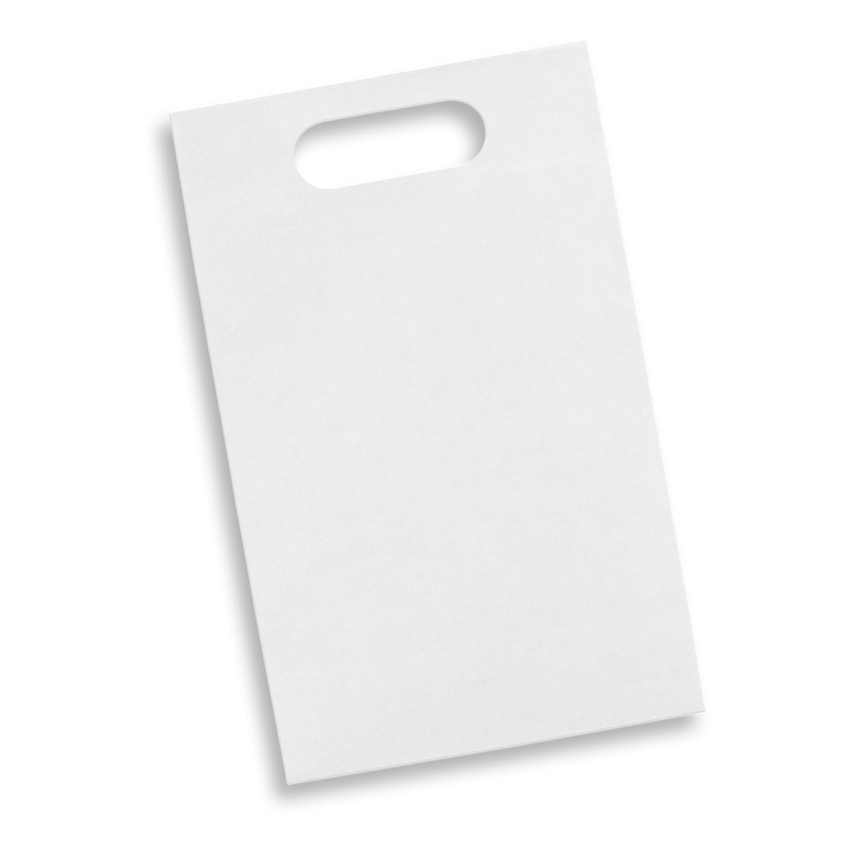 Die Cut Paper Wine Bag - White