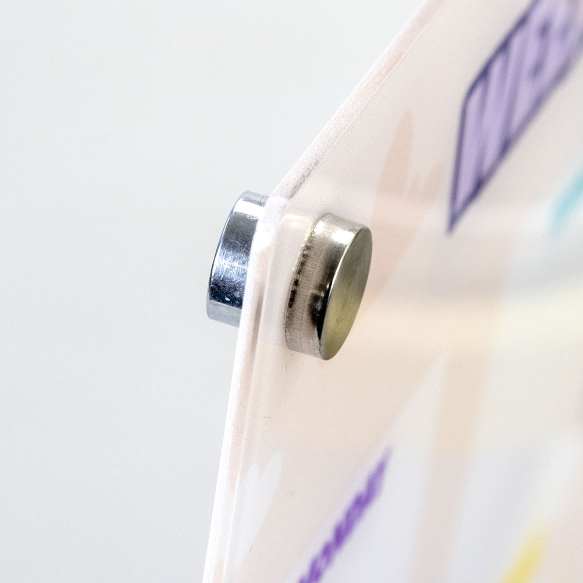Magnetic Fridge Planner - Magnetic Attachment