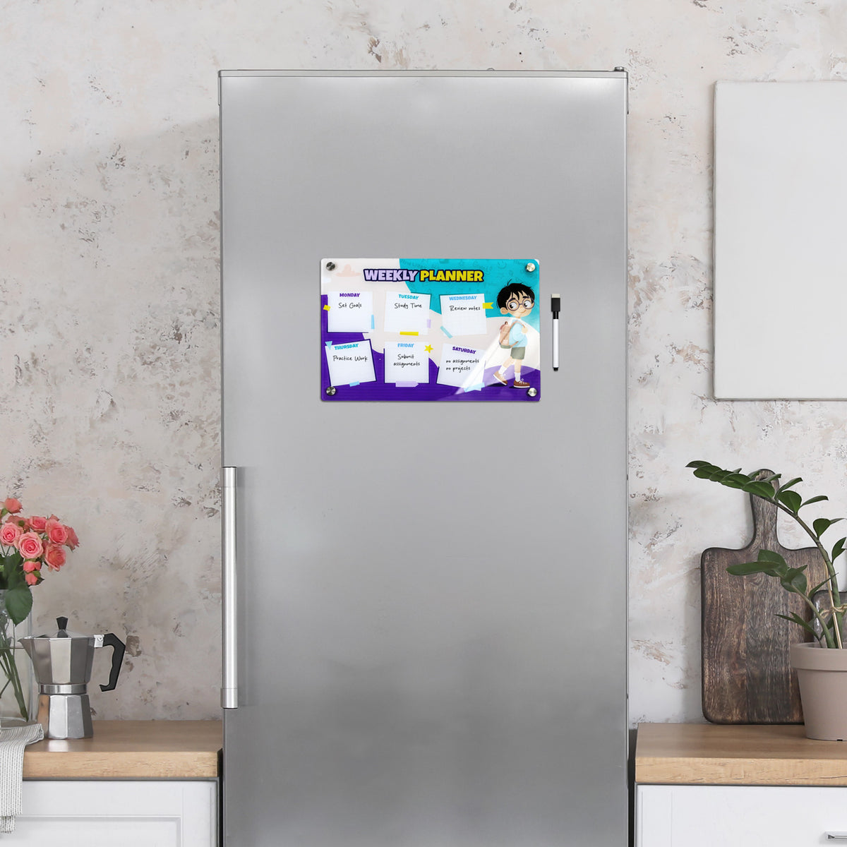 Magnetic Fridge Planner - Feature