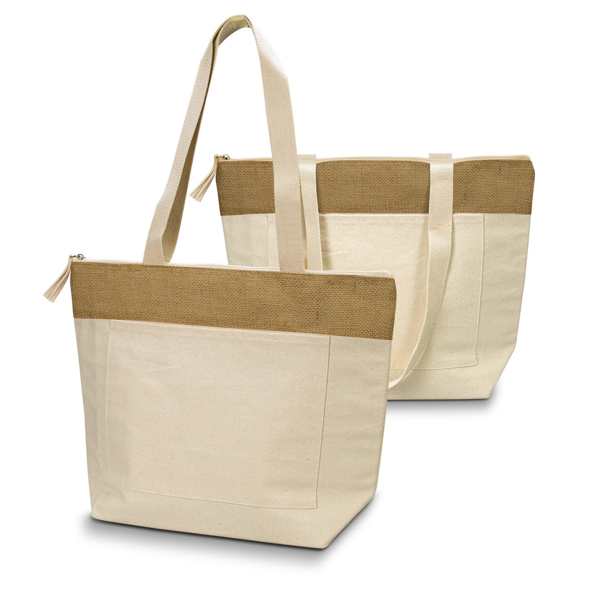 Emporium Cotton Cooler Tote - Natural/Jute