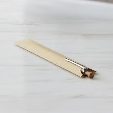 Kraft Paper Pen Sleeve - Feature