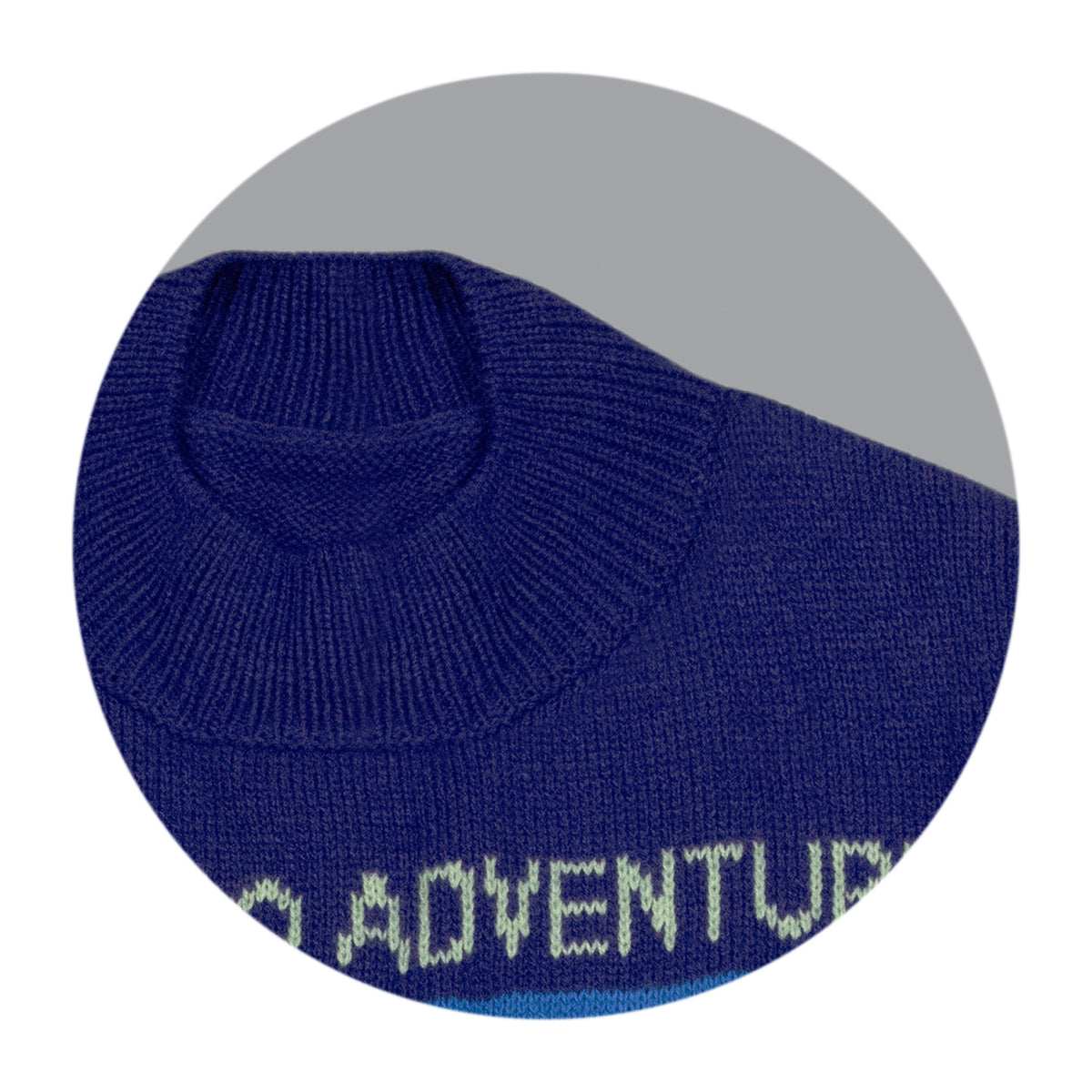Glenorchy Custom Knitted Jumper - Neckline
