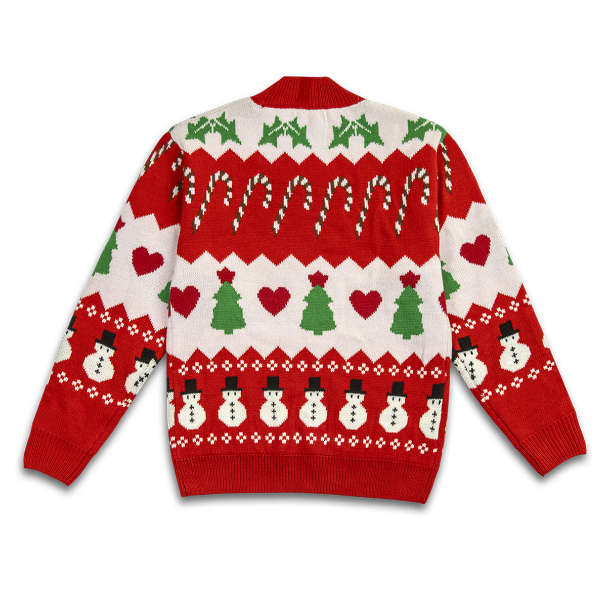Blitzen Custom Knitted Jumper - Back