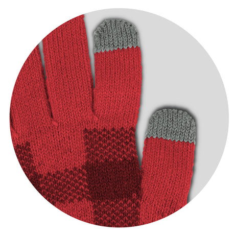 Idaho Custom Knitted Gloves - Finger Pads