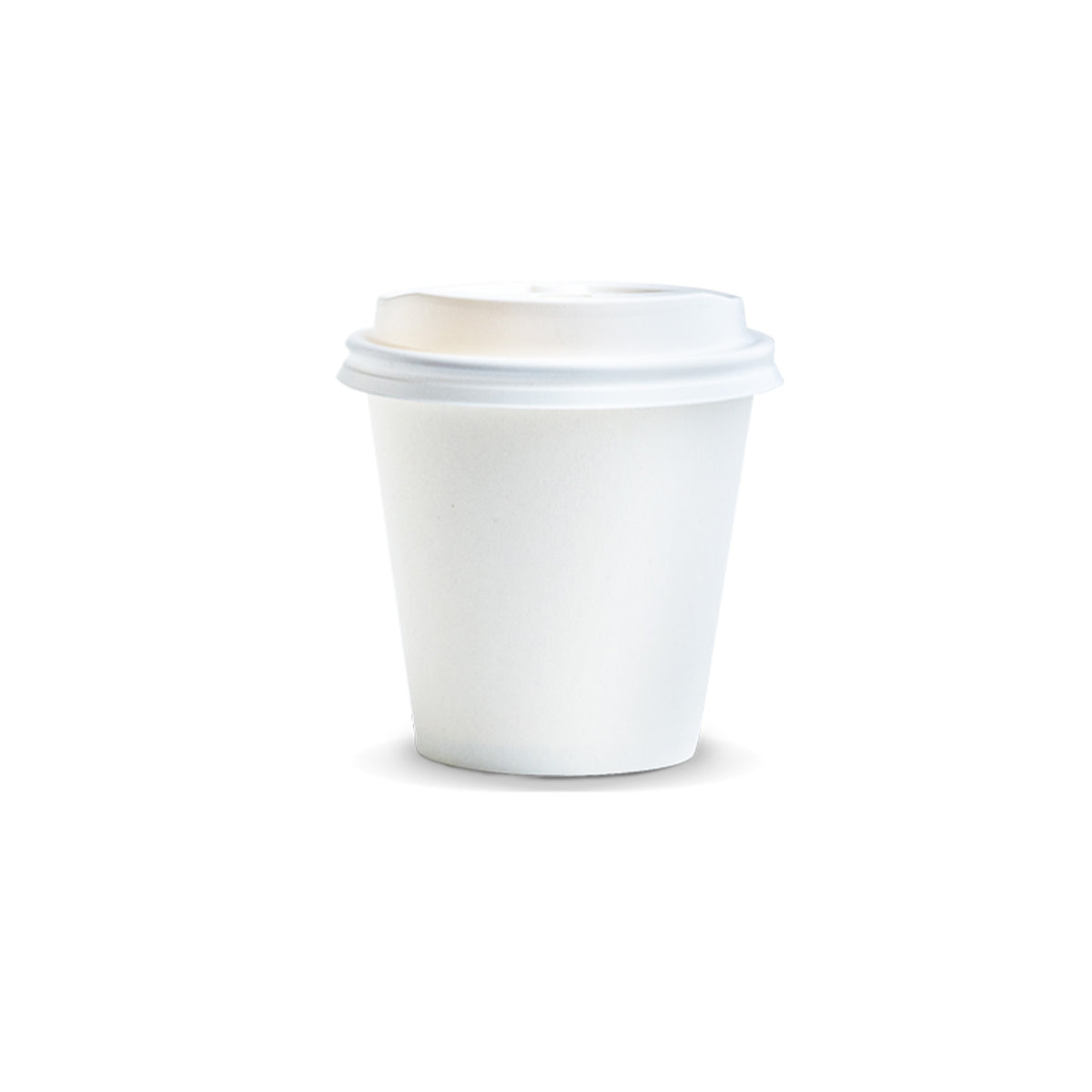 Kudos Paper Coffee Cup - 180ml - White Lid