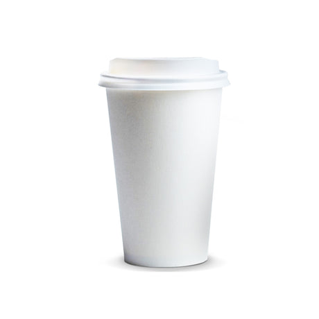 Kudos Paper Coffee Cup - 350ml - White Lid