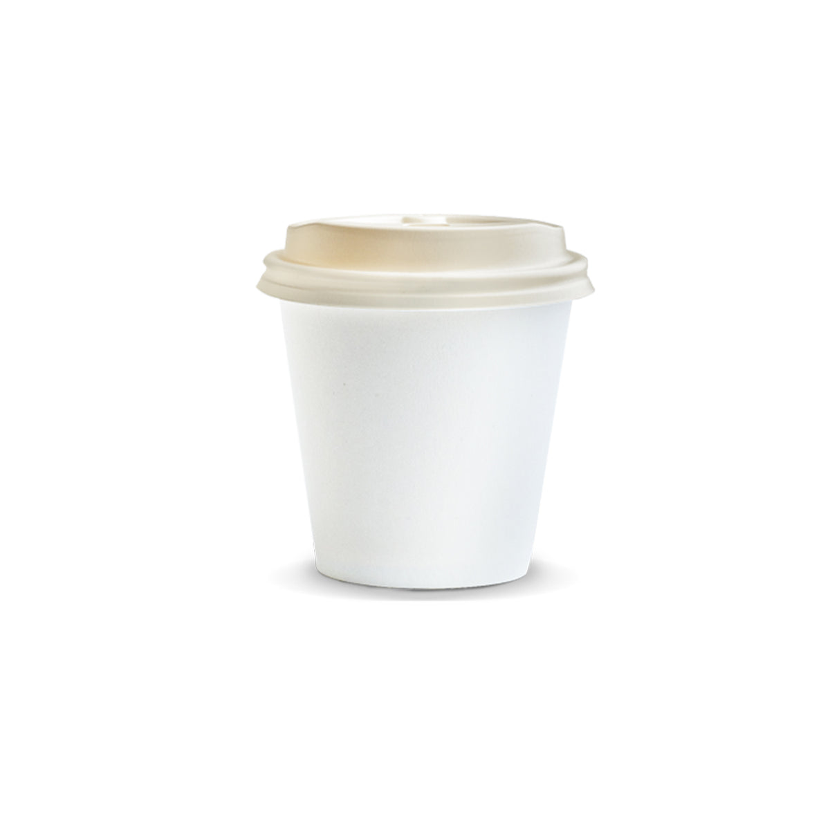 Compostable Paper Coffee Cup - 180ml - White