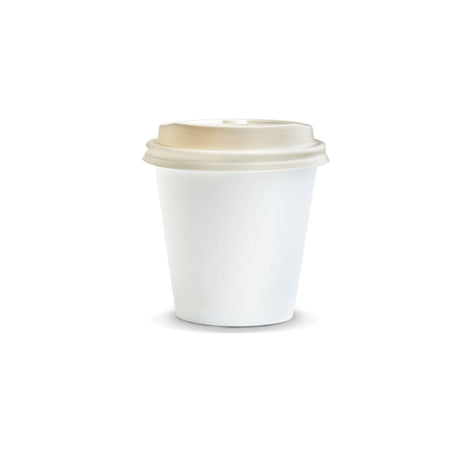 Compostable Paper Coffee Cup - 180ml - White
