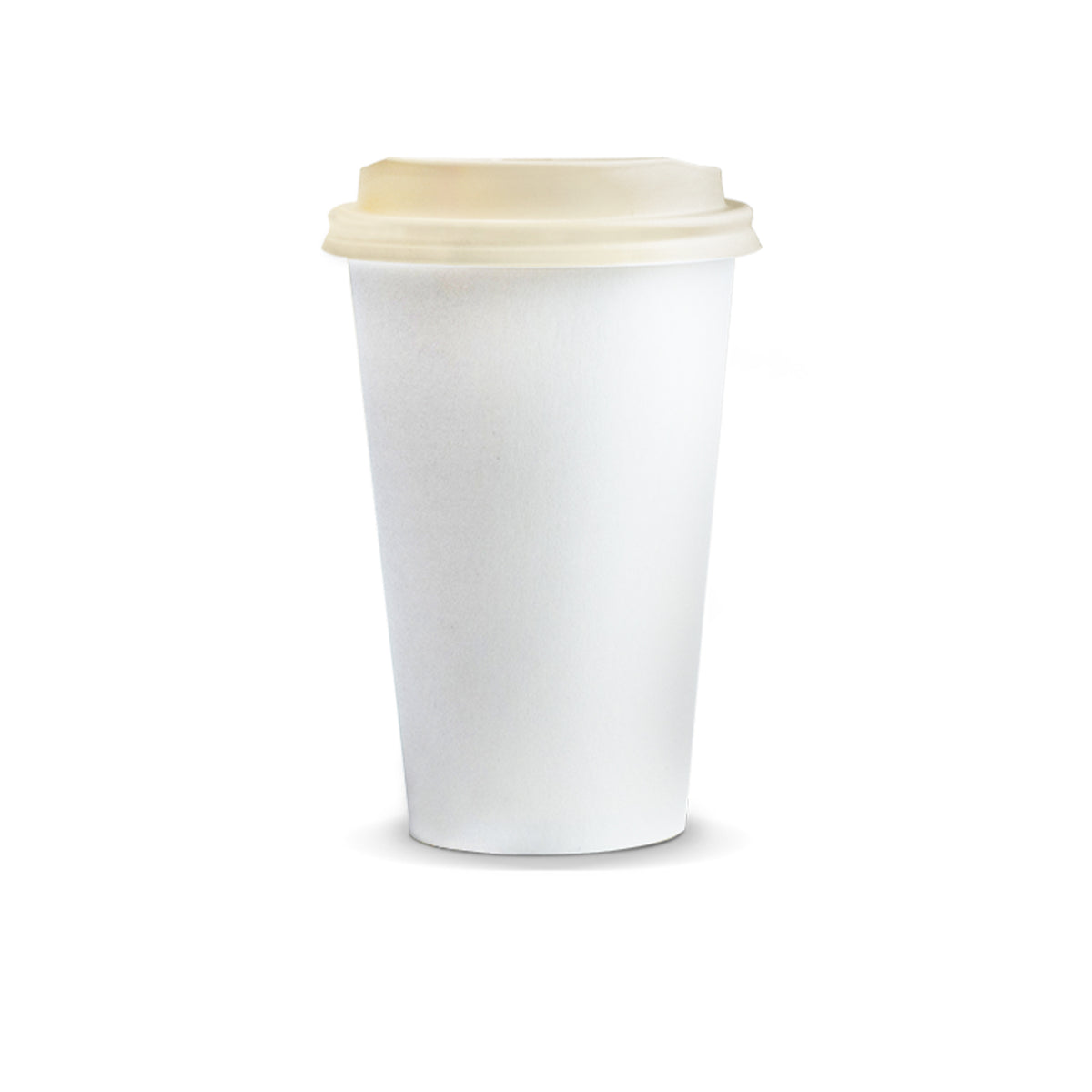 Compostable Paper Coffee Cup - 350ml - White