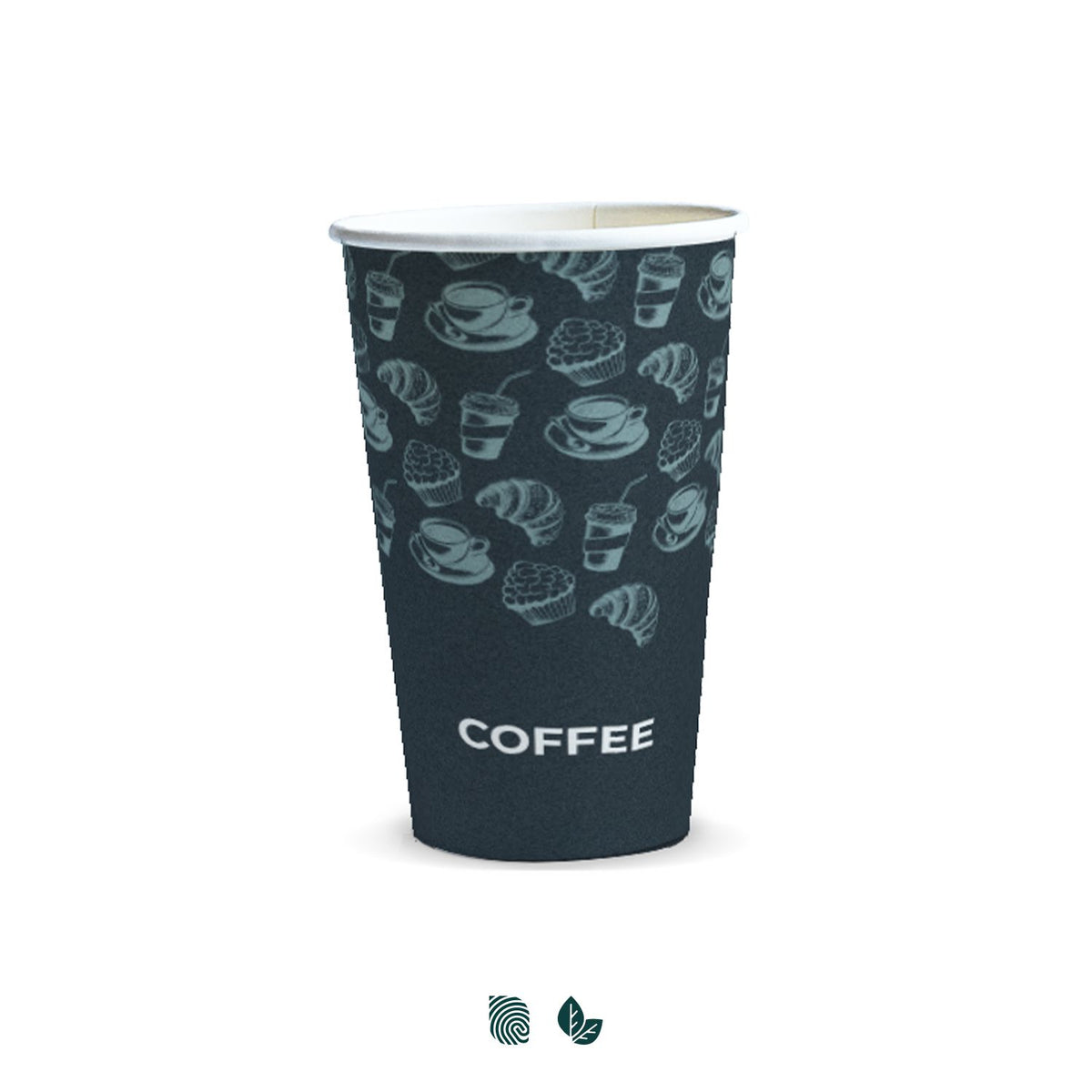 Compostable Paper Cup - 350ml - Impact Aware