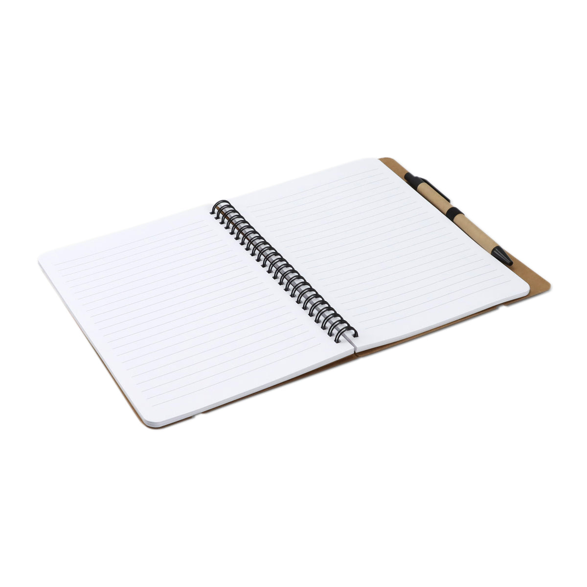 Kraft Notebook with Notes and Flags - Pages