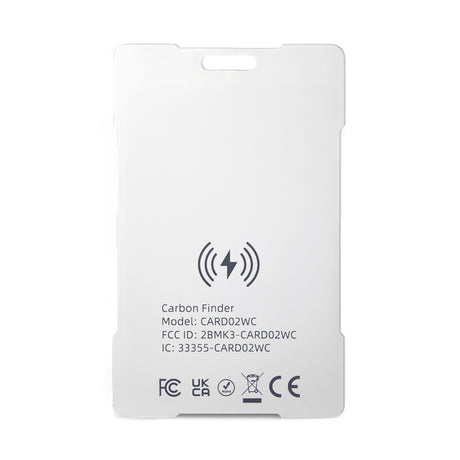 Carbon Bluetooth Tracker - Back