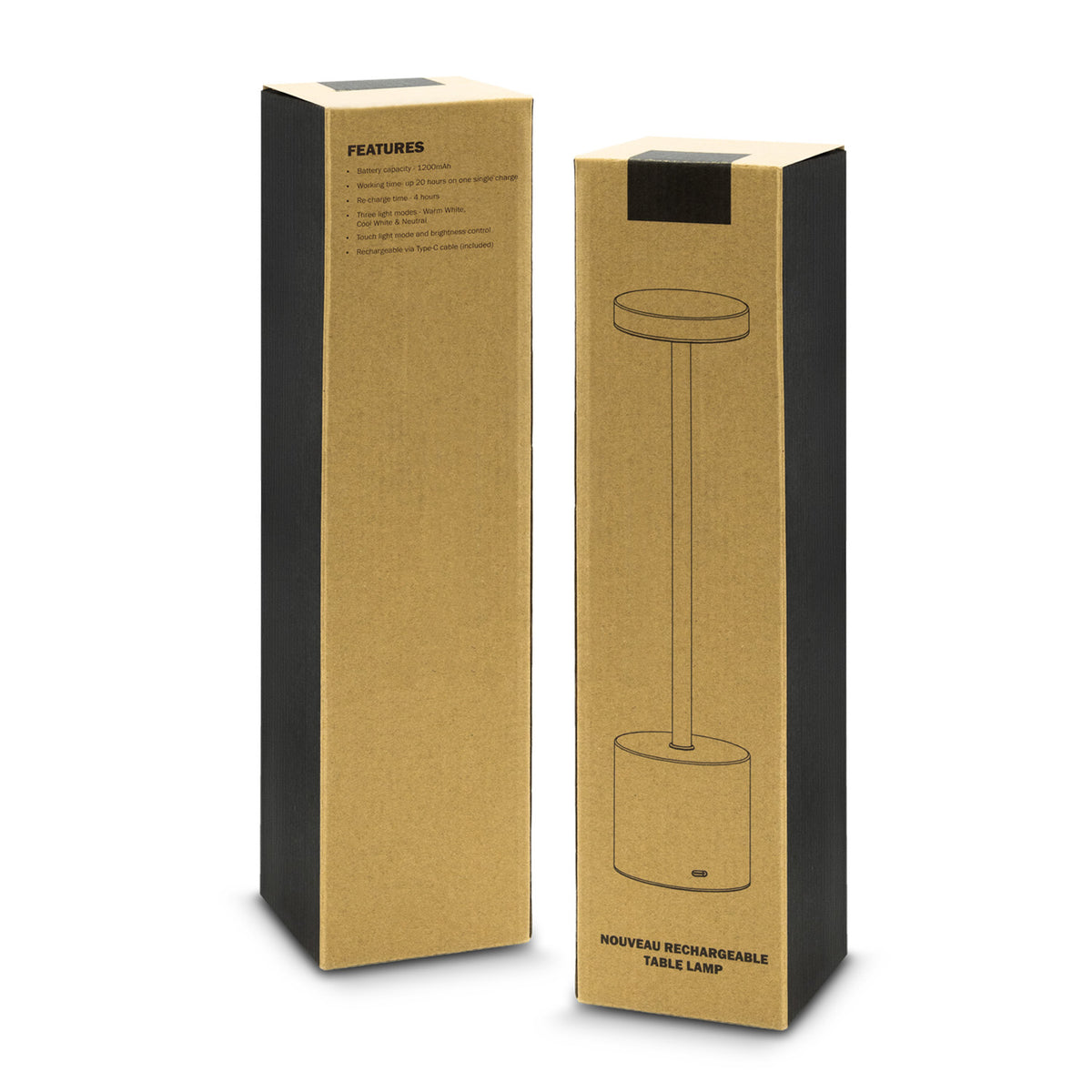 Nouveau Rechargeable Table Lamp - Gift Box