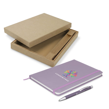 Omega Fashion Notebook and Pen Gift Set - Branding
