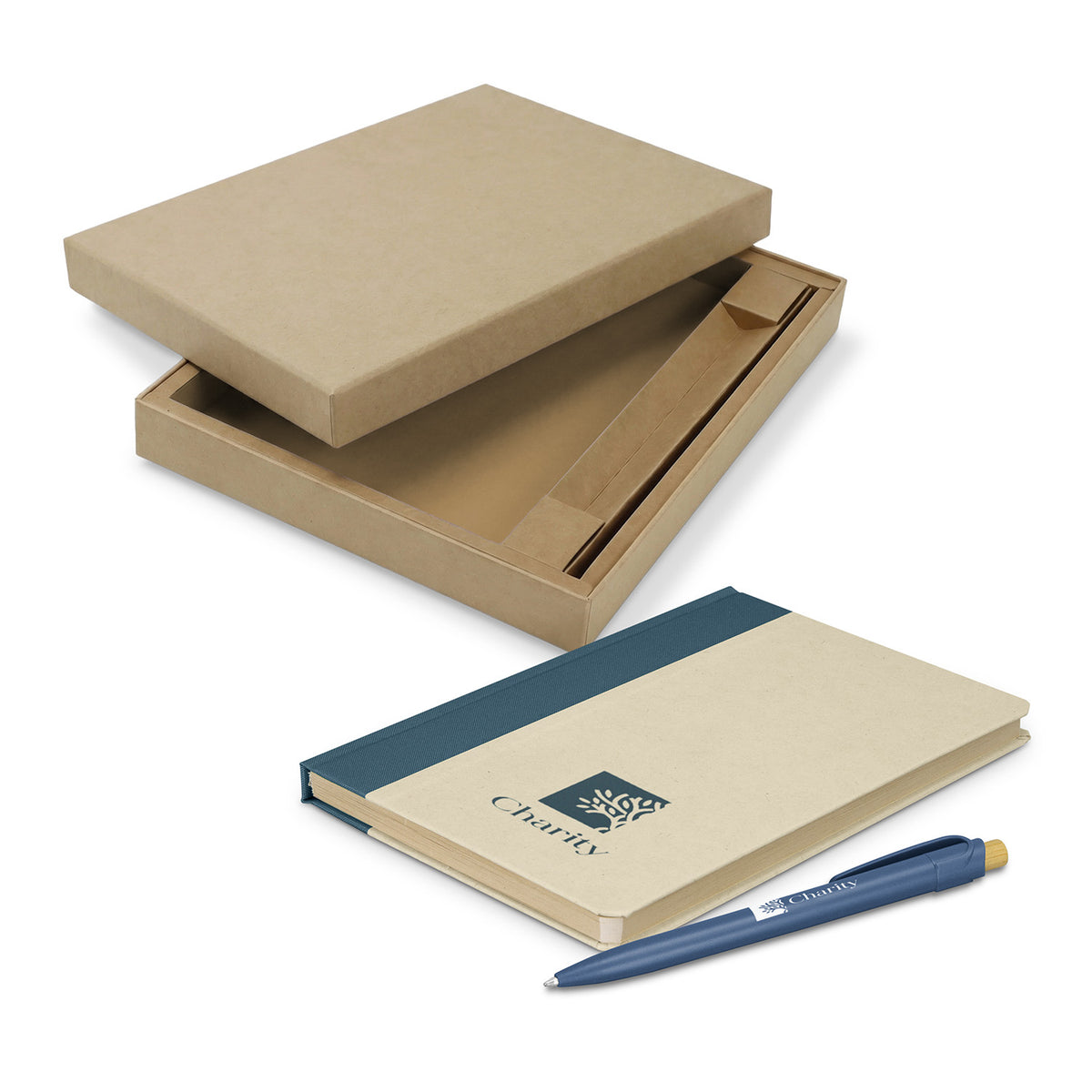 Paulo Notebook and Pen Gift Set - Branding